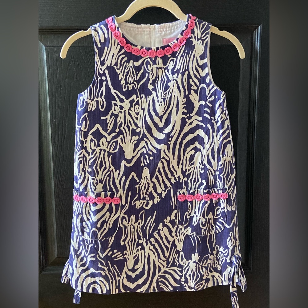 Lilly Pulitzer girls size 8 sleeveless shift dress